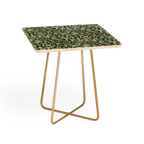 Avenie Mushroom In Black Forest Side Table
