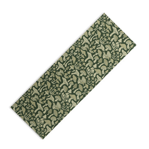 Avenie Mushroom In Black Forest Yoga Mat