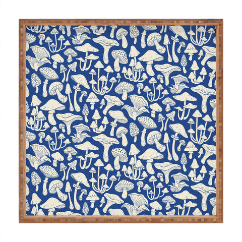 Avenie Mushrooms In Blue Square Tray
