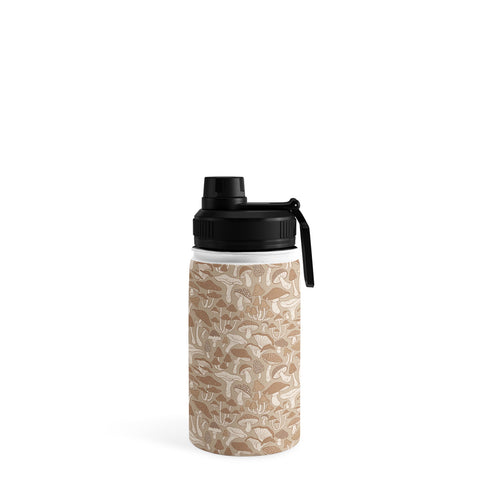 Avenie Mushrooms In Warm Neutral Water Bottle