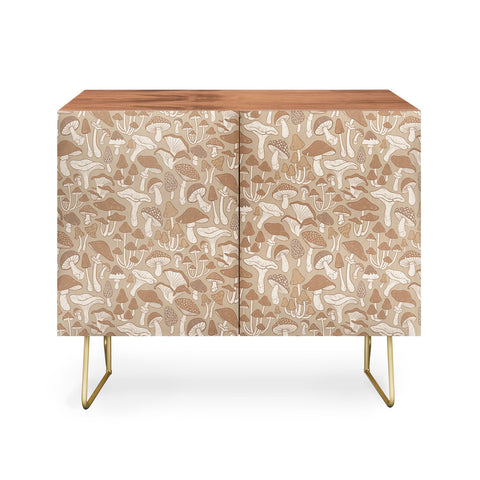Avenie Mushrooms In Warm Neutral Credenza