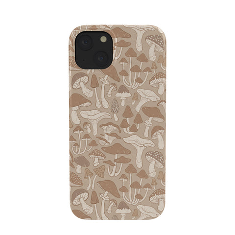 Avenie Mushrooms In Warm Neutral Phone Case