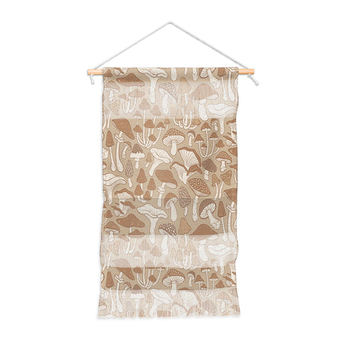 Avenie Mushrooms In Warm Neutral Wall Hanging Portrait