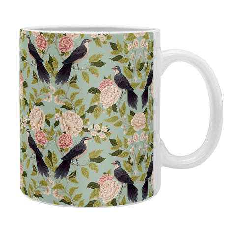 Avenie Natural Matter Bird Damask Coffee Mug