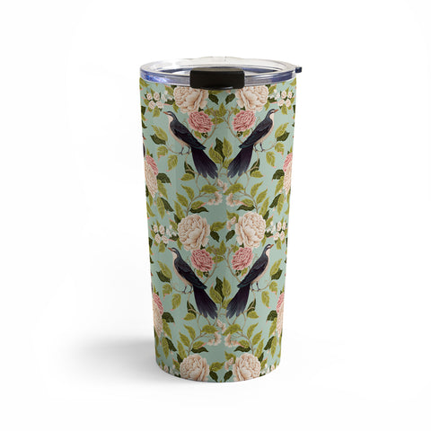 Avenie Natural Matter Bird Damask Travel Mug