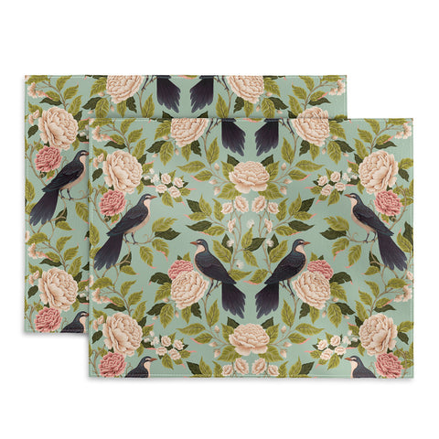 Avenie Natural Matter Bird Damask Placemat