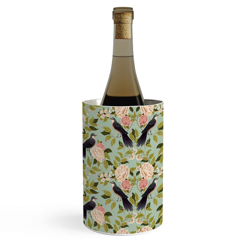 Avenie Natural Matter Bird Damask Wine Chiller
