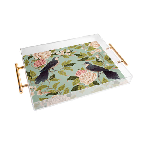 Avenie Natural Matter Bird Song Acrylic Tray