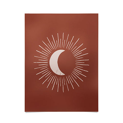 Avenie Nightglow Rust Poster
