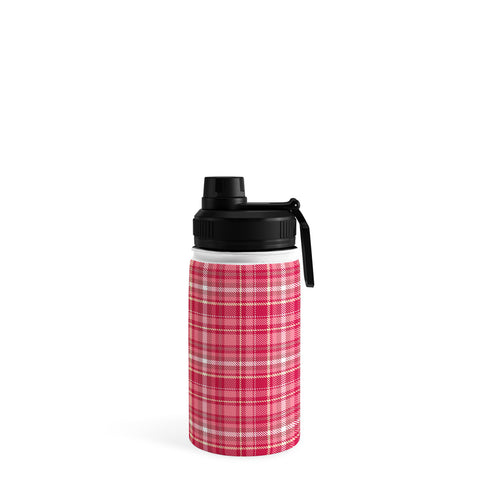 Avenie Pink Plaid Water Bottle