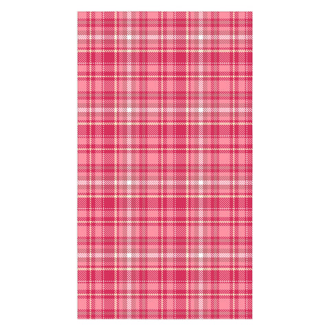 Avenie Pink Plaid Tablecloth