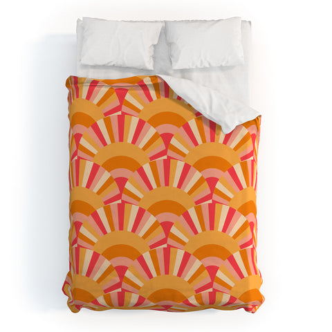 Avenie Retro Summer Sweet Sunshine Duvet Cover