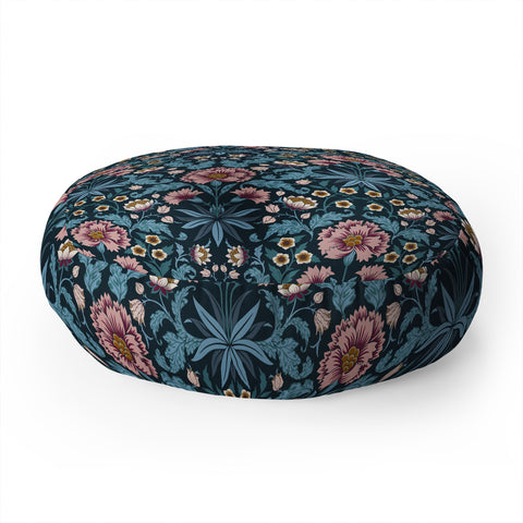 Avenie Romantic Botanica Floor Pillow Round