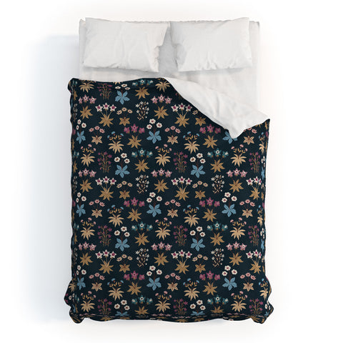 Avenie Romantic Botanica I Duvet Cover