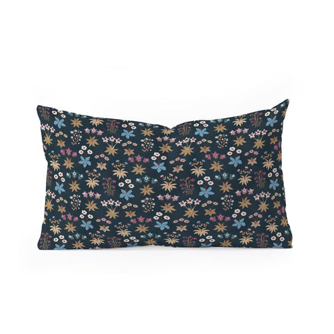 Avenie Romantic Botanica I Oblong Throw Pillow