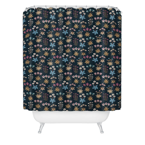 Avenie Romantic Botanica I Shower Curtain
