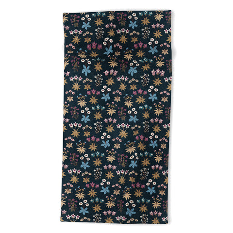 Avenie Romantic Botanica I Beach Towel