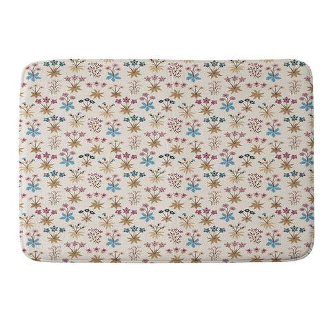 Avenie Romantic Botanica II Memory Foam Bath Mat