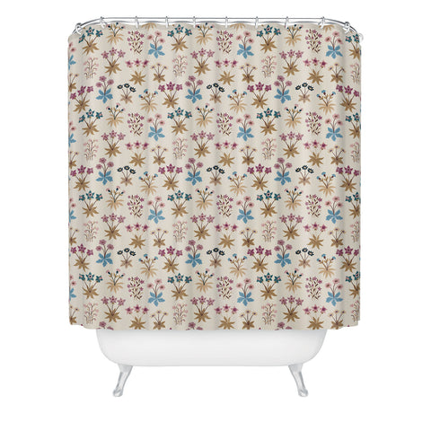 Avenie Romantic Botanica II Shower Curtain