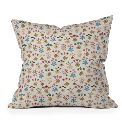 Avenie Romantic Botanica II Outdoor Throw Pillow