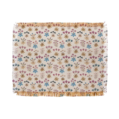 Avenie Romantic Botanica II Throw Blanket
