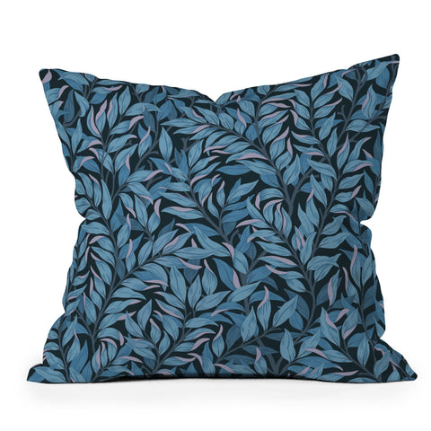 Avenie Romantic Botanica III Throw Pillow