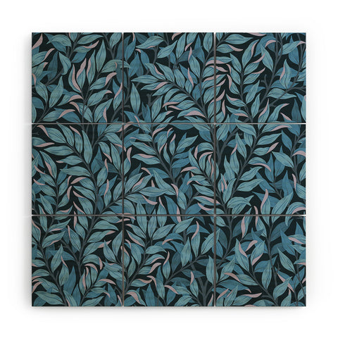 Avenie Romantic Botanica III Wood Wall Mural