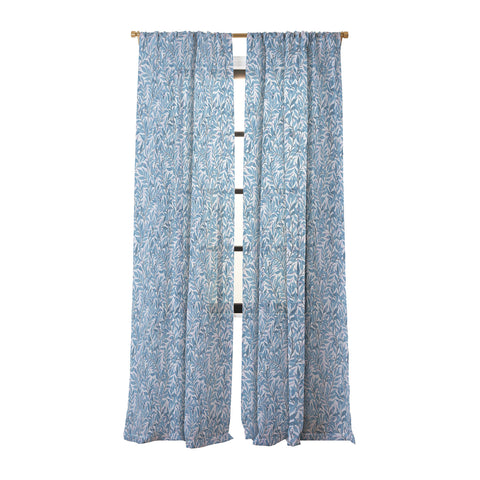 Avenie Romantic Botanica IV Sheer Window Curtain