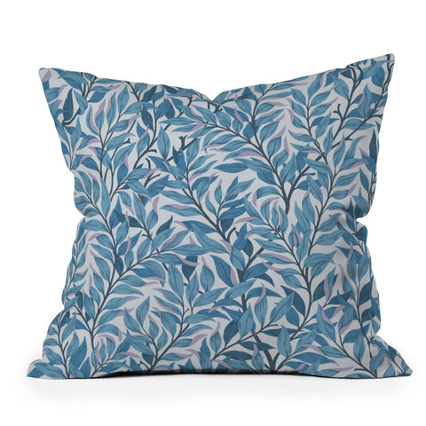 Avenie Romantic Botanica IV Throw Pillow