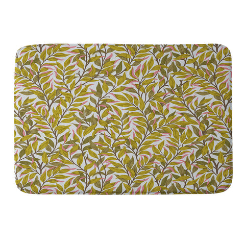 Avenie Romantic Botanica V Memory Foam Bath Mat