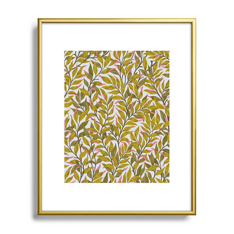 Avenie Romantic Botanica V Metal Framed Art Print