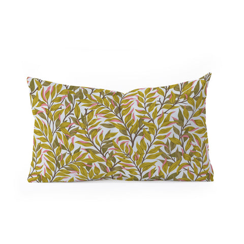 Avenie Romantic Botanica V Oblong Throw Pillow