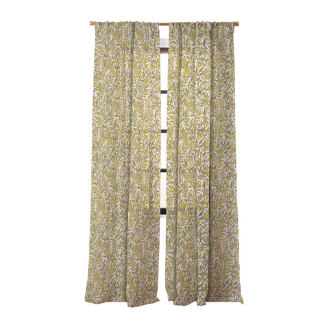 Avenie Romantic Botanica V Sheer Window Curtain