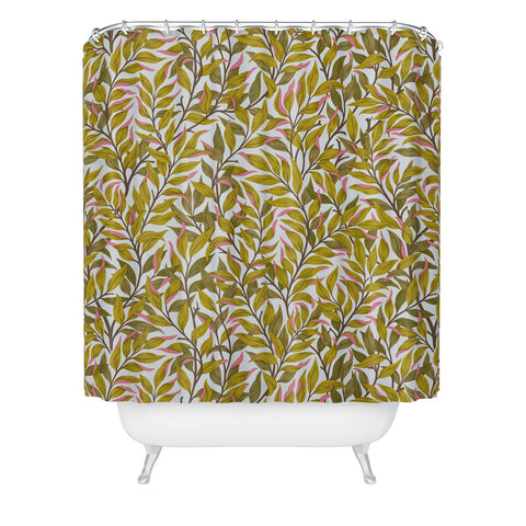 Avenie Romantic Botanica V Shower Curtain