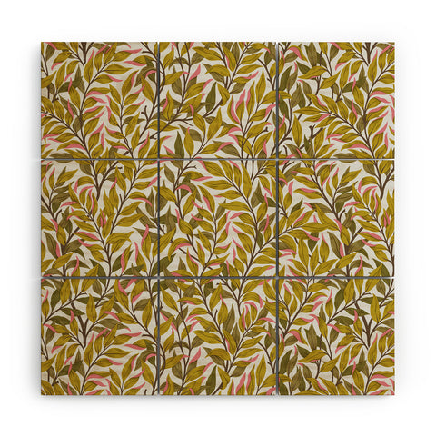 Avenie Romantic Botanica V Wood Wall Mural