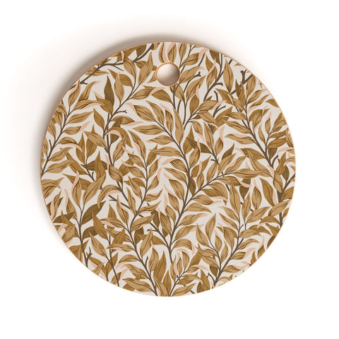 Avenie Romantic Botanica VI Cutting Board Round