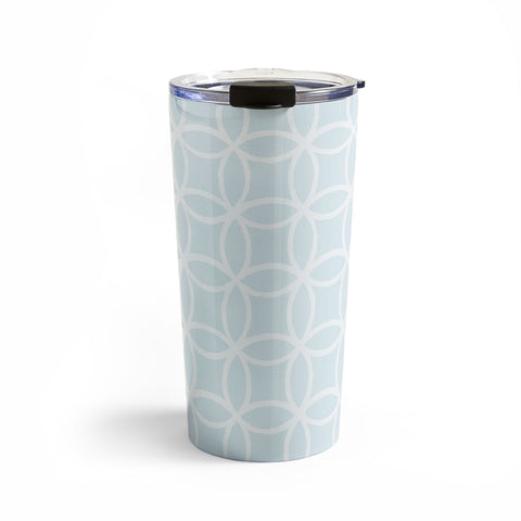 Avenie Shippo Japanese Pattern Blue Travel Mug