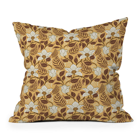 Avenie Spring Garden Collection V Outdoor Throw Pillow