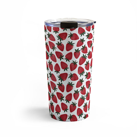 Avenie Spring Garden Strawberries Travel Mug