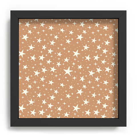 Avenie Stars In Neutral Recessed Framing Square