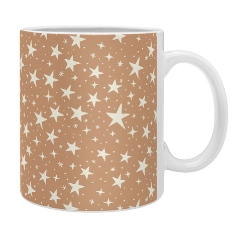 Avenie Stars In Neutral Coffee Mug
