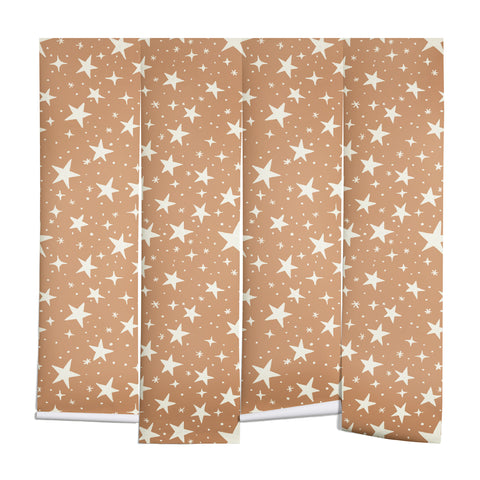 Avenie Stars In Neutral Wall Mural
