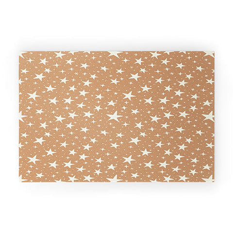 Avenie Stars In Neutral Welcome Mat