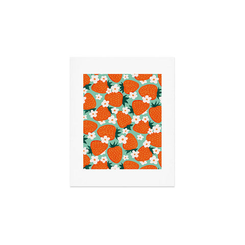 Avenie Strawberry Summer Art Print
