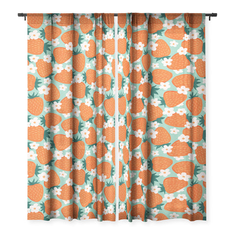 Avenie Strawberry Summer Sheer Non Repeat