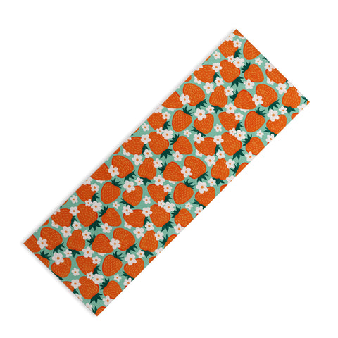 Avenie Strawberry Summer Yoga Mat