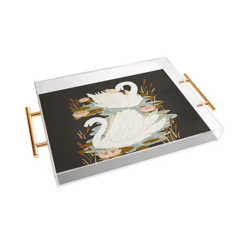 Avenie Swan Dance Acrylic Tray