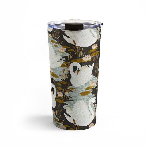 Avenie Swan Dance Pattern Travel Mug