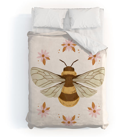 Avenie Sweet Spring Bee Duvet Cover