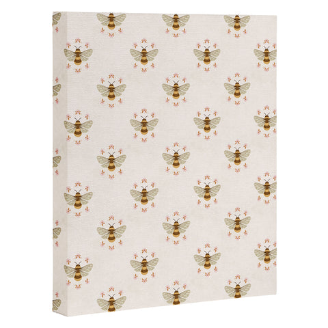 Avenie Sweet Spring Bees Art Canvas